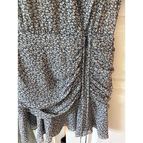 NWOT Veronica Beard silk Dakota flounce dress, Sz 6 $595 - Picture 5 of 10